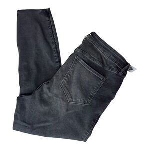 Old Navy Rockstar Super Skinny Jeans Gray Wash Distressed Knee Women’s Size 18